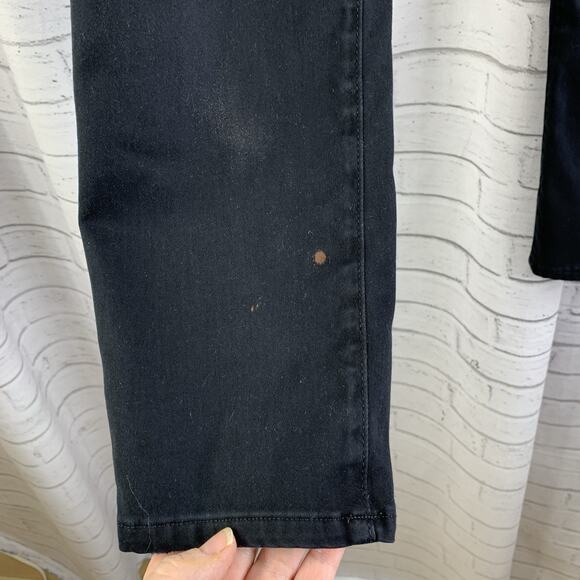 AG Adriano Goldschmied Size 27 27R The Stilt Cigarette Leg Jean Black *Read* - Picture 6 of 8
